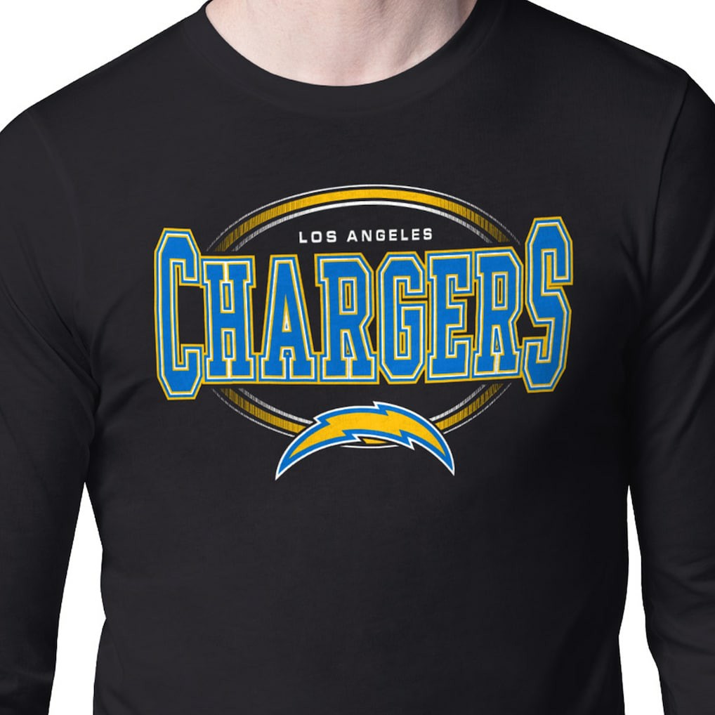 Los Angeles Chargers  Starter Team Track Graphic Long Sleeve T-Shirt