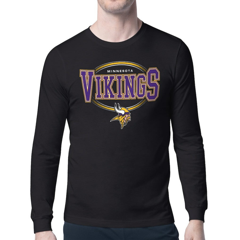 Minnesota Vikings  Starter Team Track Graphic Long Sleeve T-Shirt