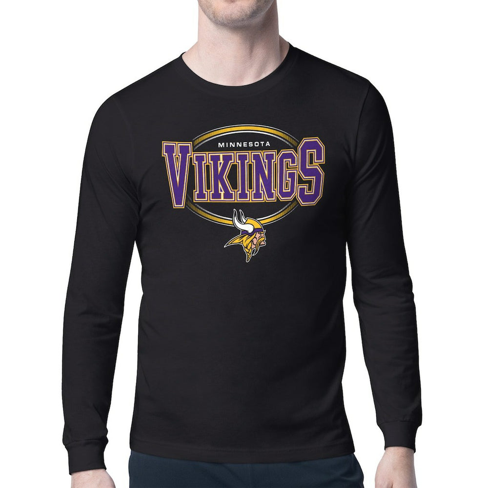 Minnesota Vikings  Starter Team Track Graphic Long Sleeve T-Shirt