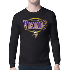 Minnesota Vikings  Starter Team Track Graphic Long Sleeve T-Shirt