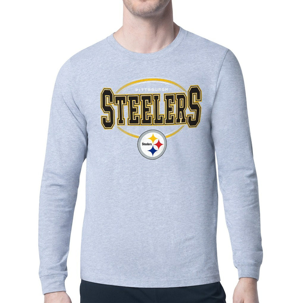Pittsburgh Steelers  Starter Team Track Graphic Long Sleeve T-Shirt