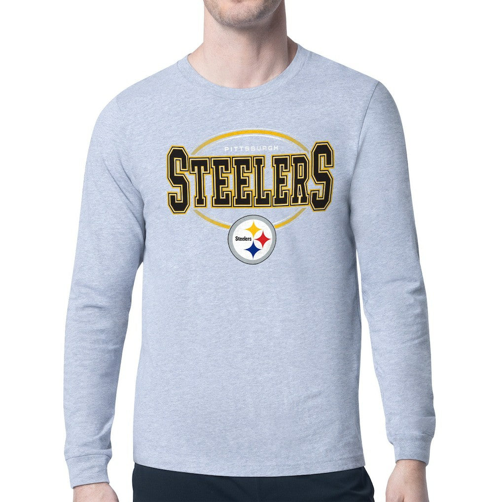Pittsburgh Steelers  Starter Team Track Graphic Long Sleeve T-Shirt