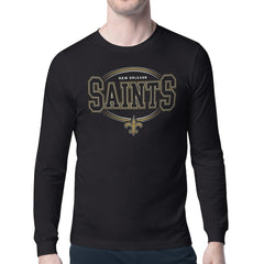 New Orleans Saints  Starter Team Track Graphic Long Sleeve T-Shirt