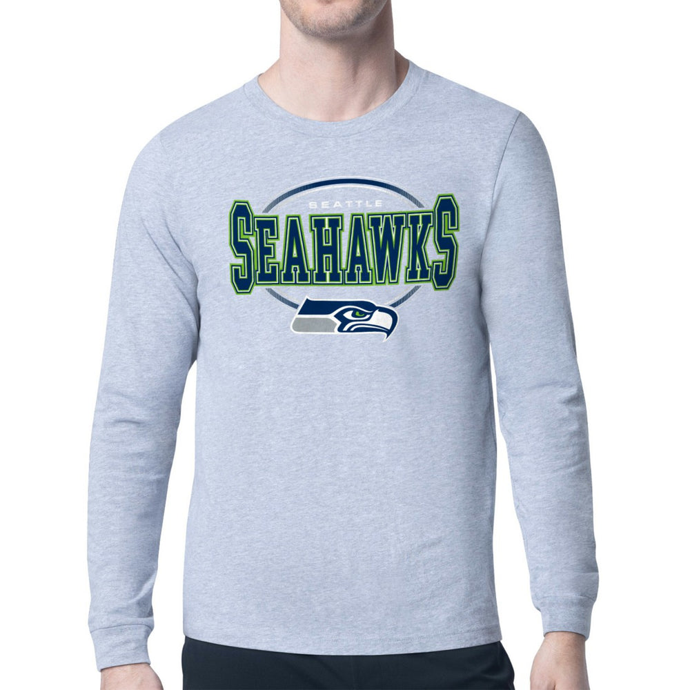 Seattle Seahawks  Starter Team Track Graphic Long Sleeve T-Shirt