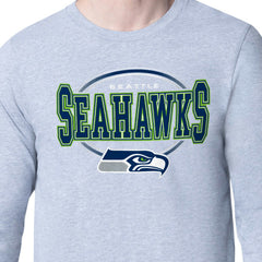 Seattle Seahawks  Starter Team Track Graphic Long Sleeve T-Shirt