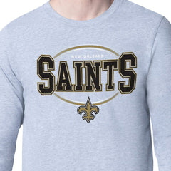 New Orleans Saints  Starter Team Track Graphic Long Sleeve T-Shirt
