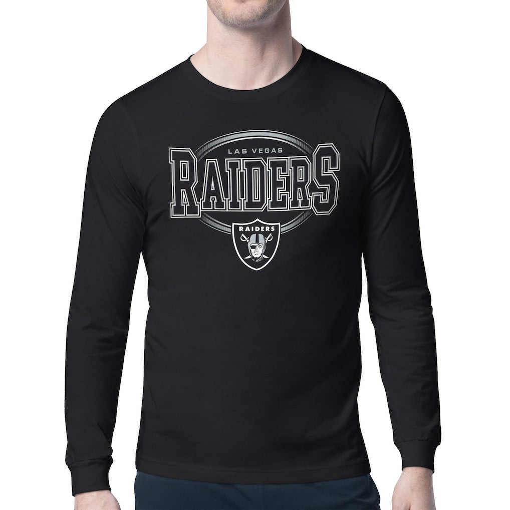 Las Vegas Raiders  Starter Team Track Graphic Long Sleeve T-Shirt