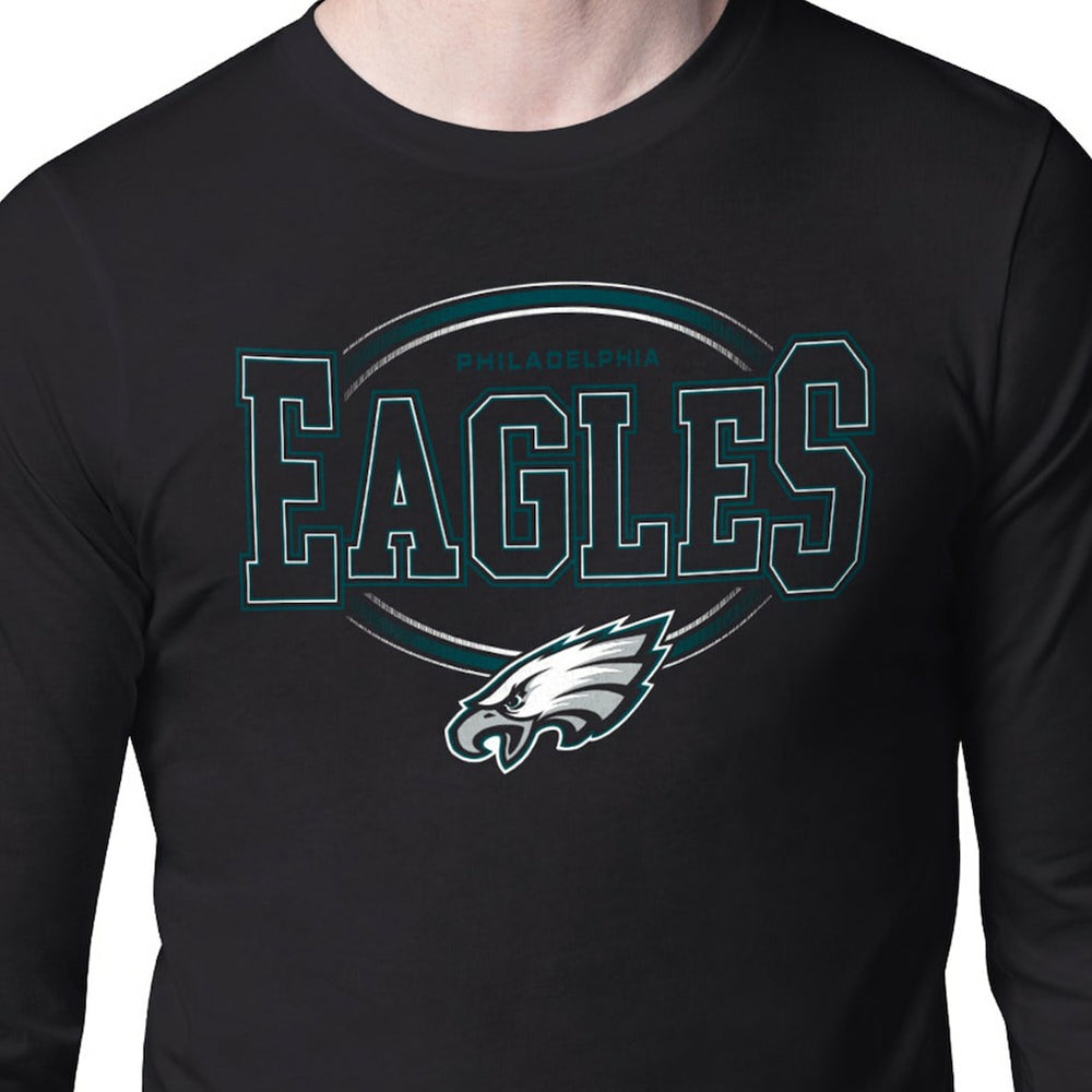 Philadelphia Eagles  Starter Team Track Graphic Long Sleeve T-Shirt