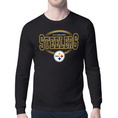 Pittsburgh Steelers  Starter Team Track Graphic Long Sleeve T-Shirt
