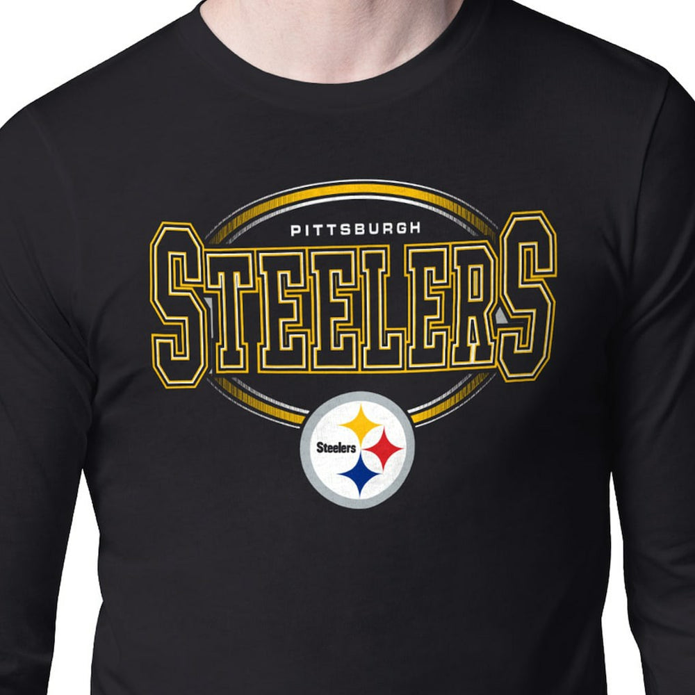 Pittsburgh Steelers  Starter Team Track Graphic Long Sleeve T-Shirt