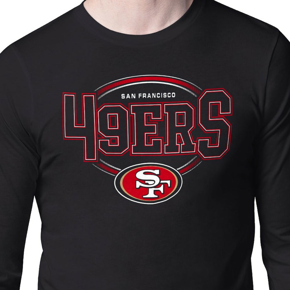 San Francisco 49ers  Starter Team Track Graphic Long Sleeve T-Shirt