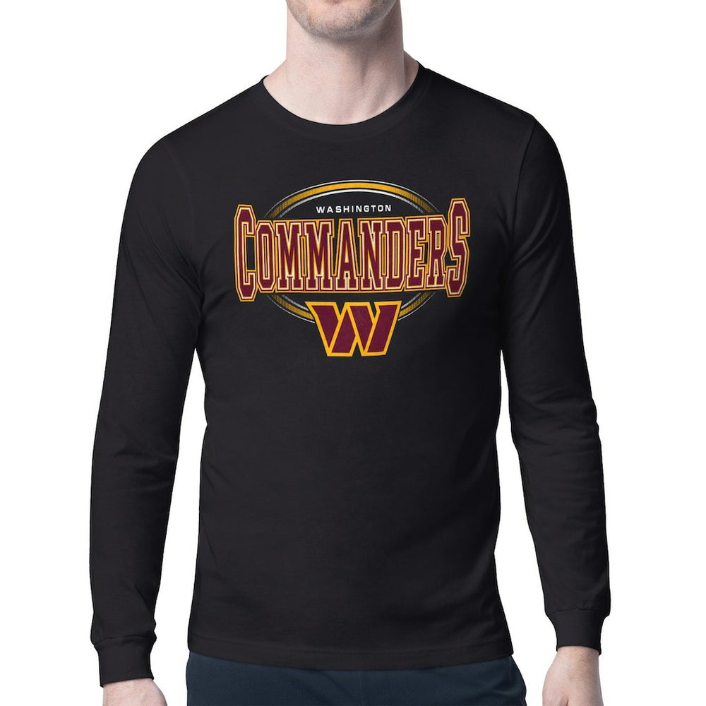 Washington Commanders  Starter Team Track Graphic Long Sleeve T-Shirt
