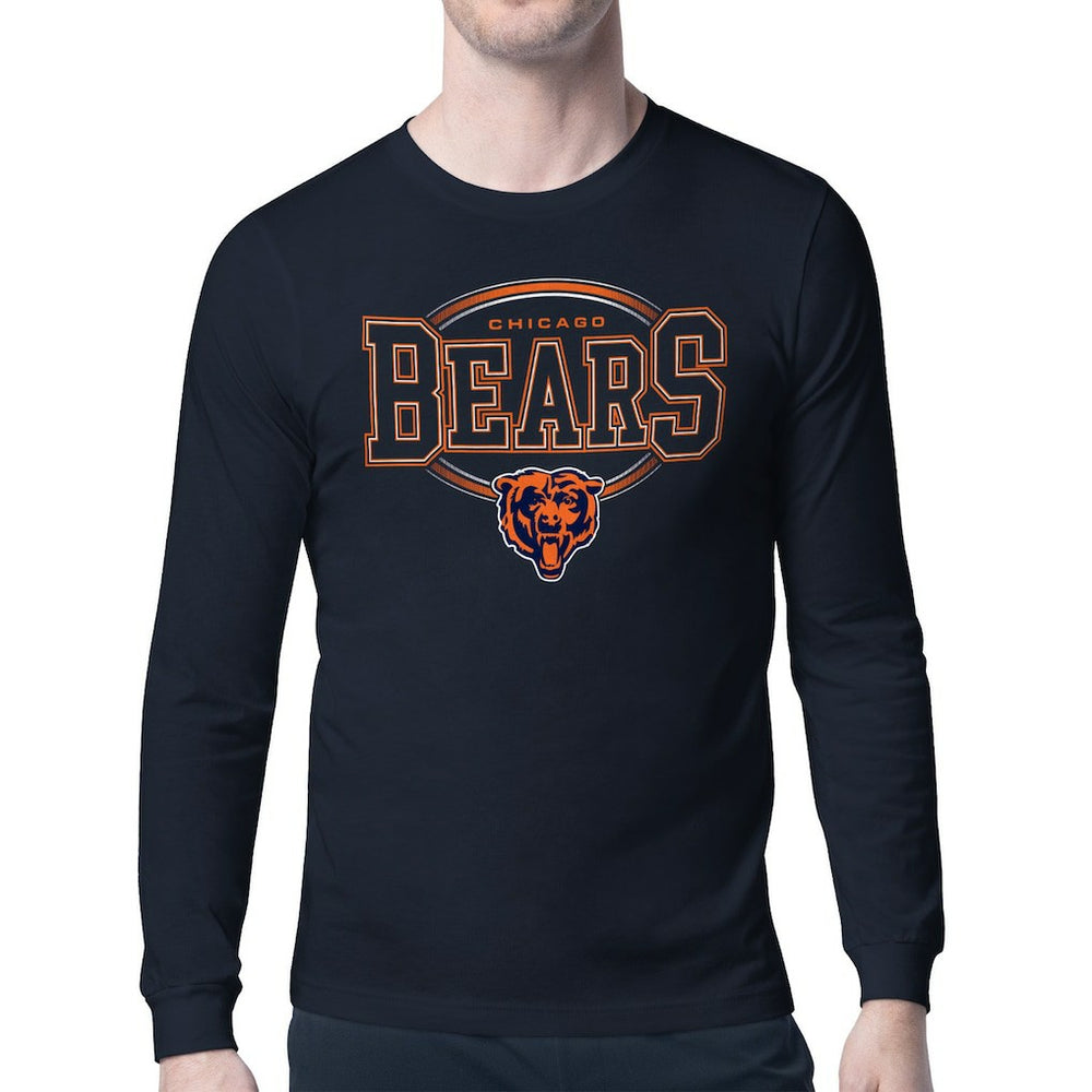 Chicago Bears  Starter Team Track Graphic Long Sleeve T-Shirt
