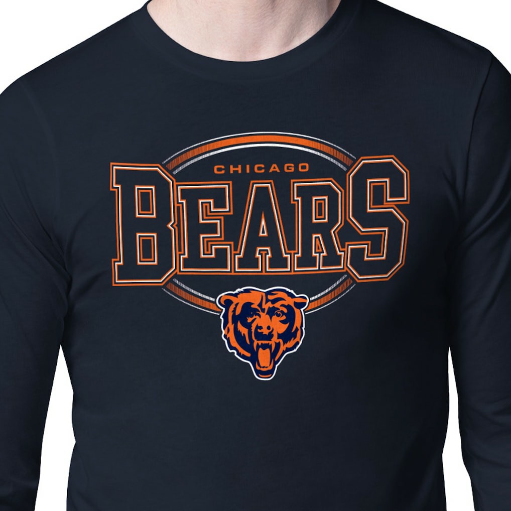 Chicago Bears  Starter Team Track Graphic Long Sleeve T-Shirt