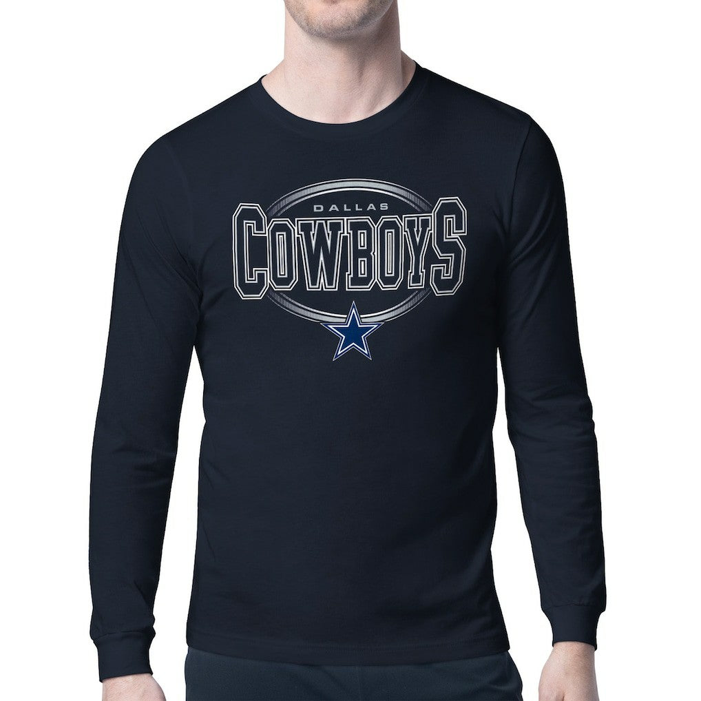 Dallas Cowboys  Starter Team Track Graphic Long Sleeve T-Shirt