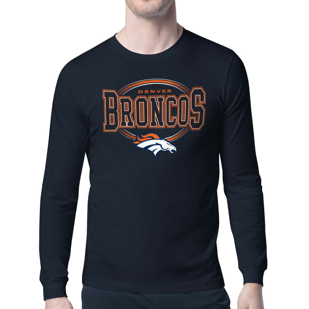 Denver Broncos  Starter Team Track Graphic Long Sleeve T-Shirt