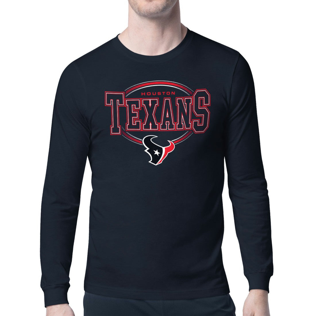 Houston Texans  Starter Team Track Graphic Long Sleeve T-Shirt