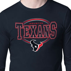 Houston Texans  Starter Team Track Graphic Long Sleeve T-Shirt