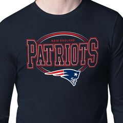 New England Patriots  Starter Team Track Graphic Long Sleeve T-Shirt