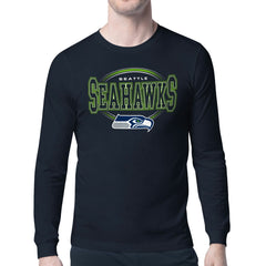 Seattle Seahawks  Starter Team Track Graphic Long Sleeve T-Shirt