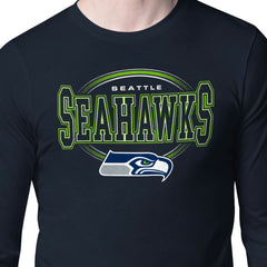 Seattle Seahawks  Starter Team Track Graphic Long Sleeve T-Shirt