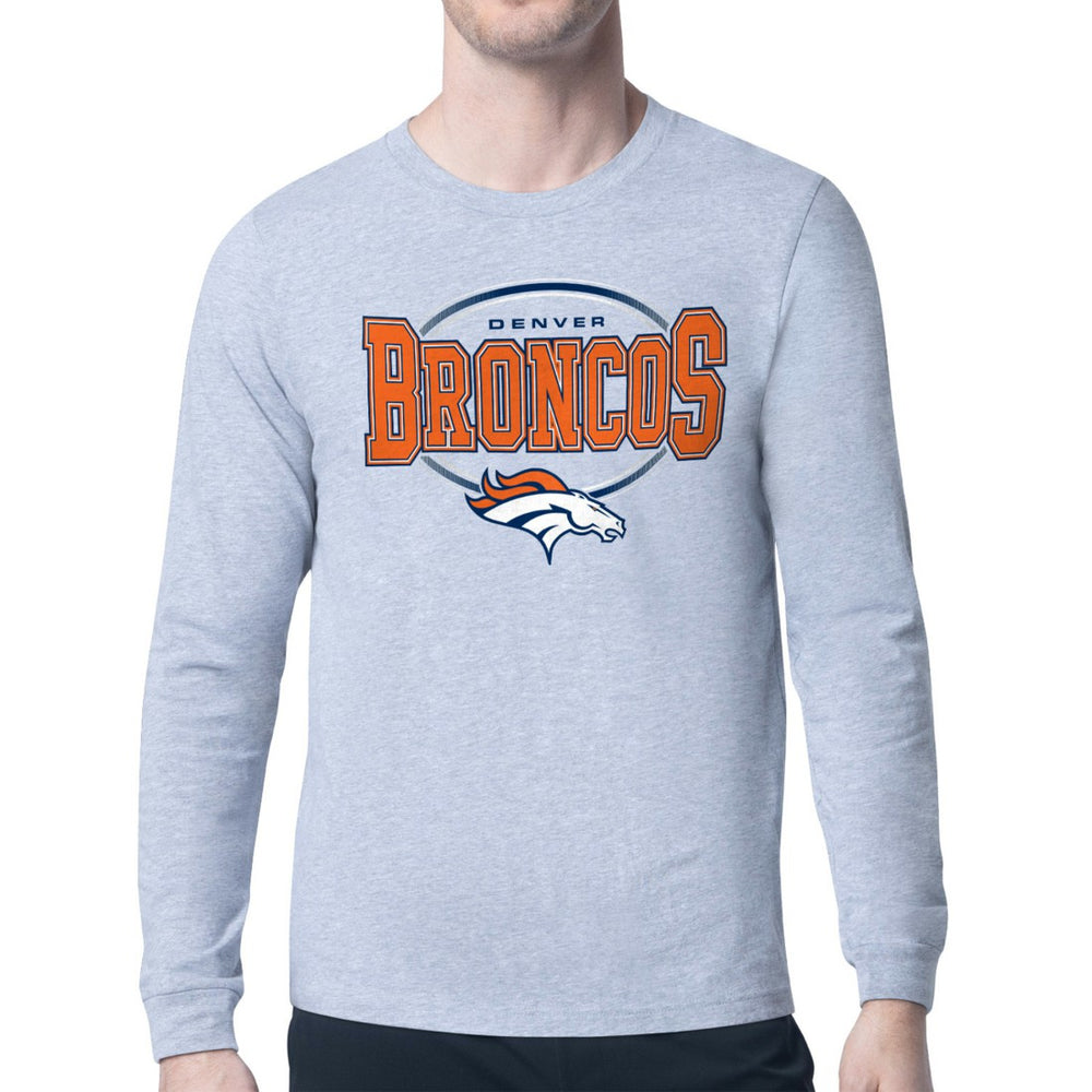 Denver Broncos  Starter Team Track Graphic Long Sleeve T-Shirt