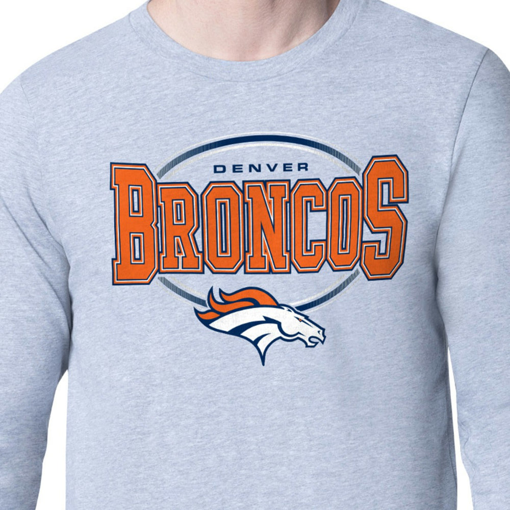 Denver Broncos  Starter Team Track Graphic Long Sleeve T-Shirt