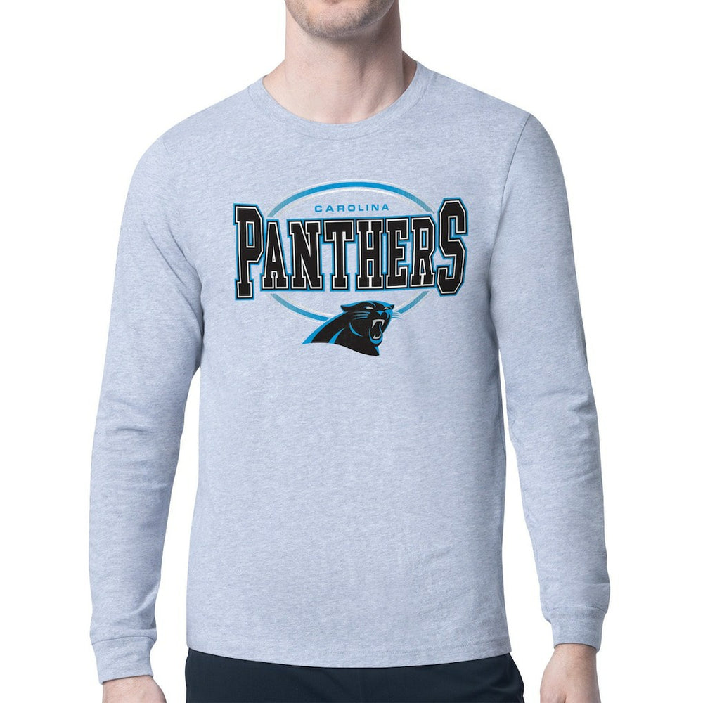 Carolina Panthers  Starter Team Track Graphic Long Sleeve T-Shirt