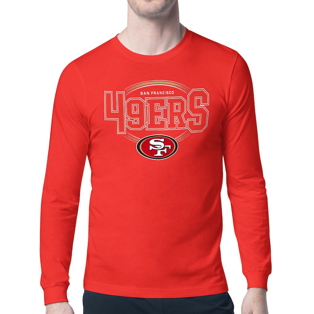 San Francisco 49ers  Starter Team Track Graphic Long Sleeve T-Shirt