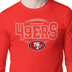 San Francisco 49ers  Starter Team Track Graphic Long Sleeve T-Shirt