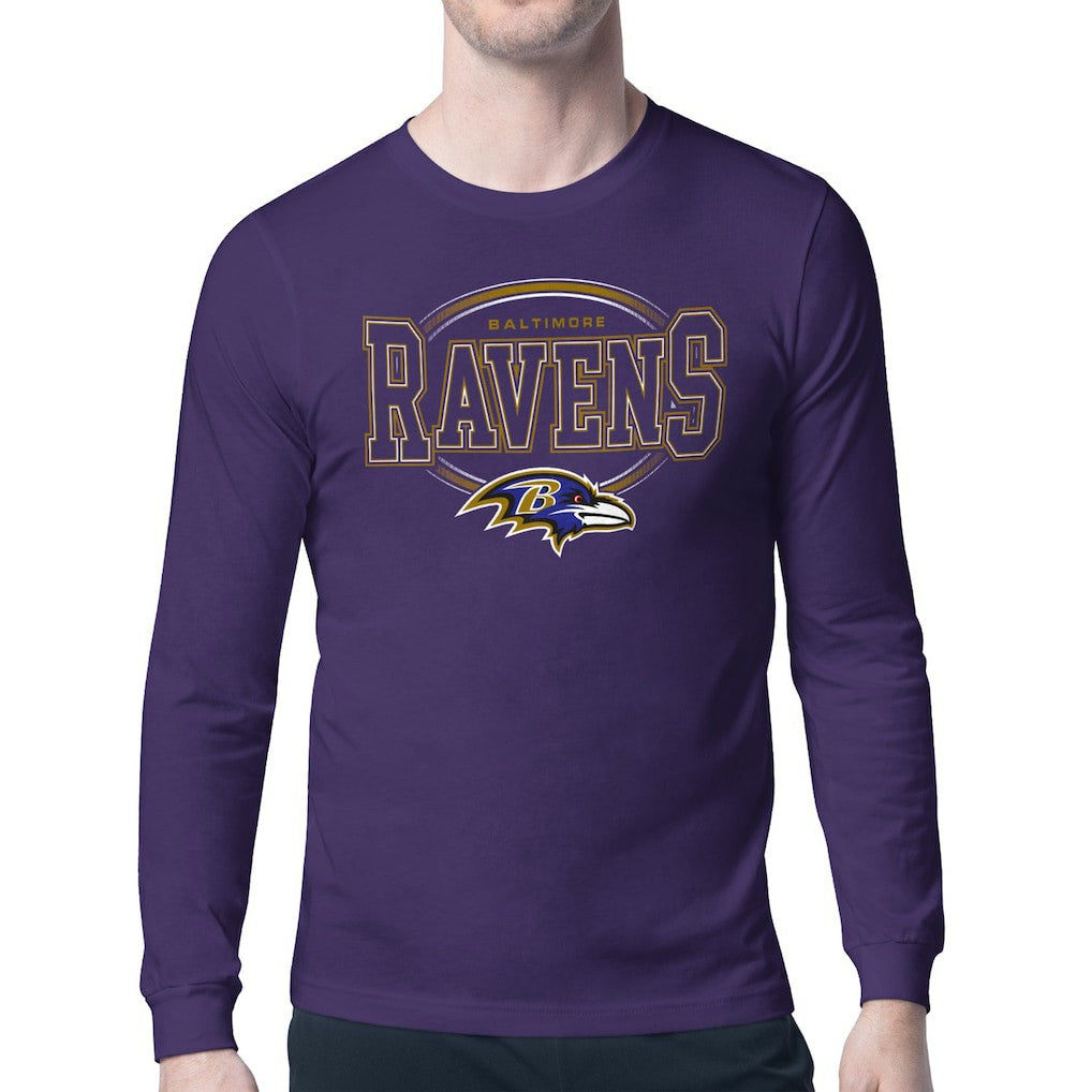 Baltimore Ravens  Starter Team Track Graphic Long Sleeve T-Shirt