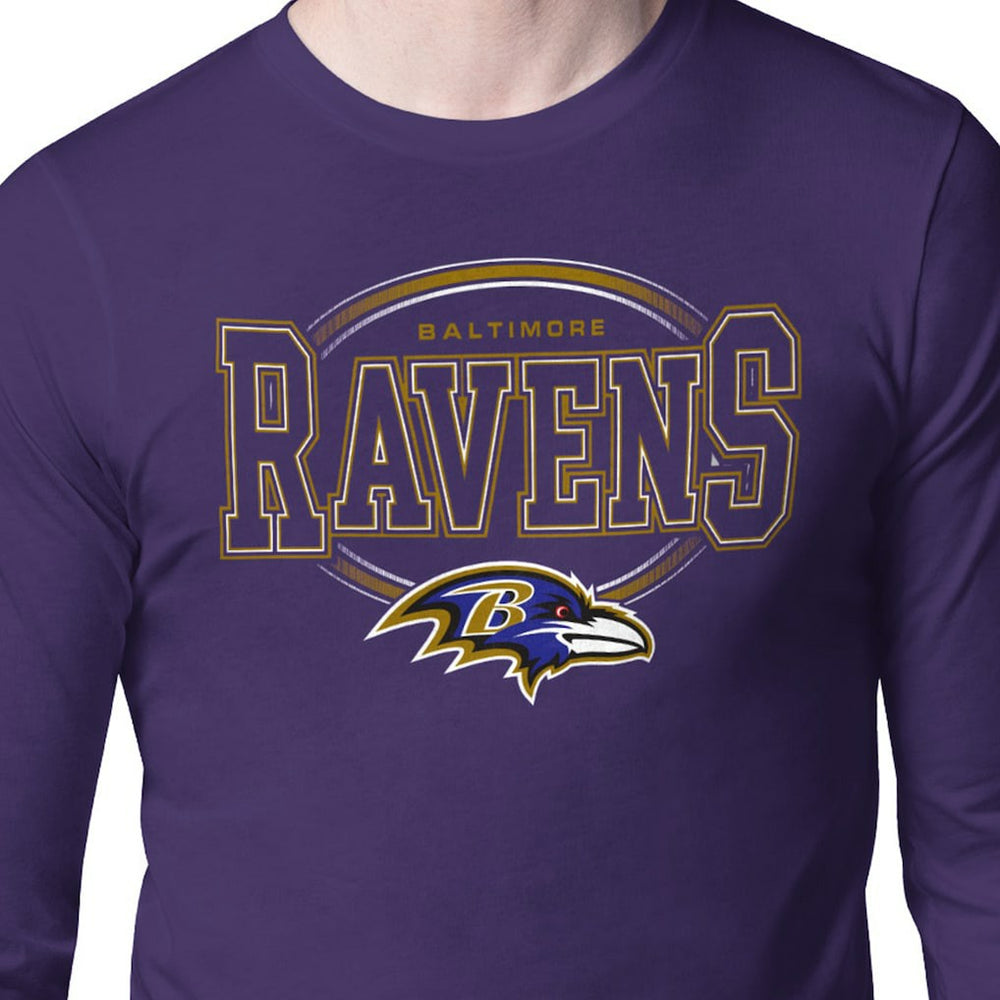 Baltimore Ravens  Starter Team Track Graphic Long Sleeve T-Shirt