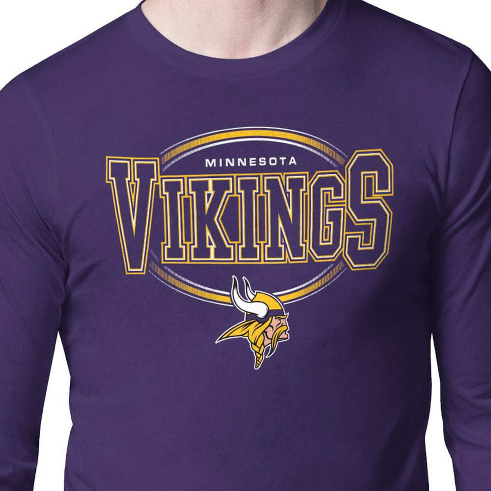 Minnesota Vikings  Starter Team Track Graphic Long Sleeve T-Shirt