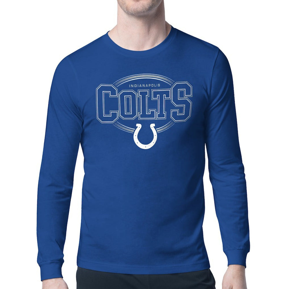 Indianapolis Colts  Starter Team Track Graphic Long Sleeve T-Shirt