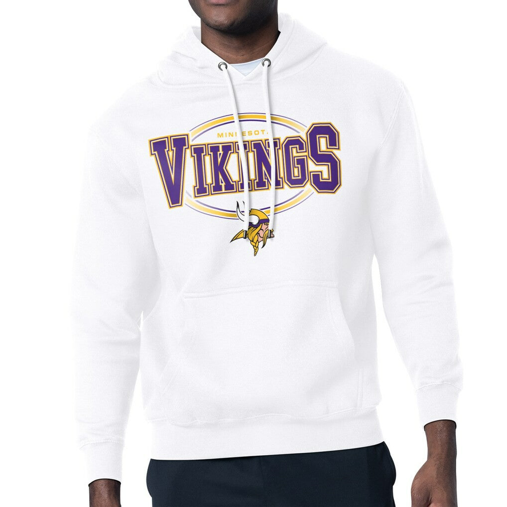 Minnesota Vikings  Starter Team Track Graphic Pullover Hoodie