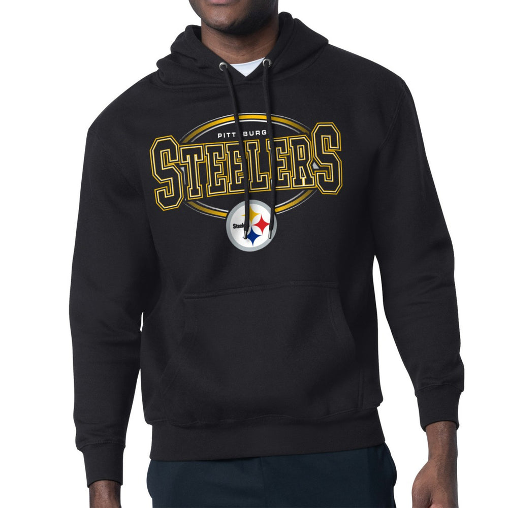 Pittsburgh Steelers  Starter Team Track Graphic Pullover Hoodie