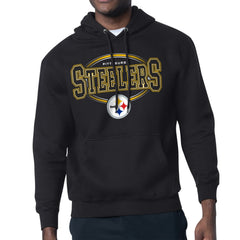 Pittsburgh Steelers  Starter Team Track Graphic Pullover Hoodie