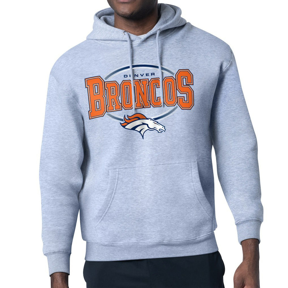 Denver Broncos  Starter Team Track Graphic Pullover Hoodie