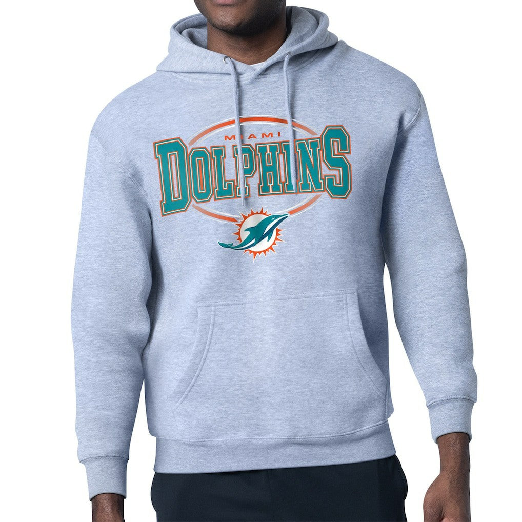 Miami Dolphins  Starter Team Track Graphic Pullover Hoodie