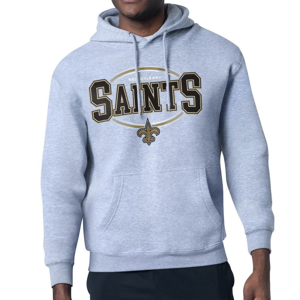 New Orleans Saints  Starter Team Track Graphic Pullover Hoodie