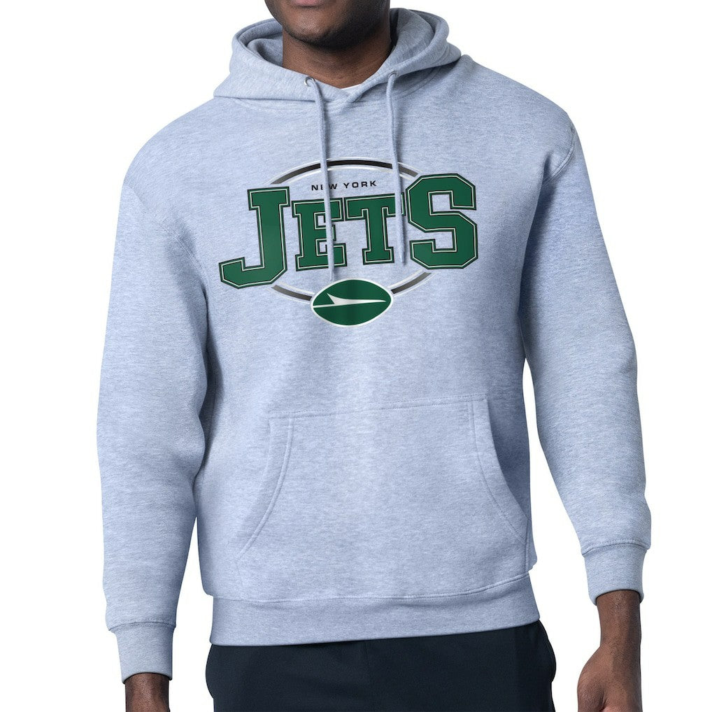 New York Jets  Starter Team Track Graphic Pullover Hoodie