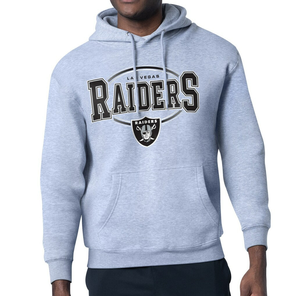 Las Vegas Raiders  Starter Team Track Graphic Pullover Hoodie