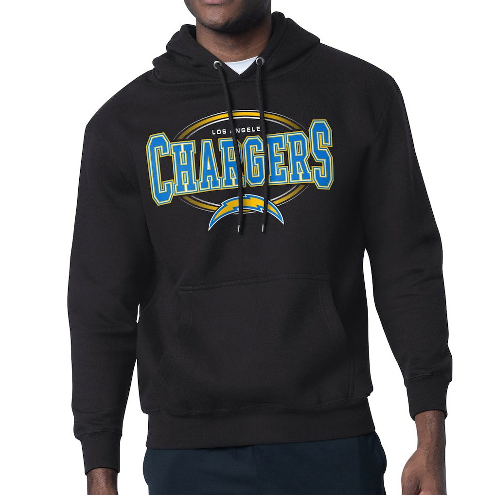 Los Angeles Chargers  Starter Team Track Graphic Pullover Hoodie
