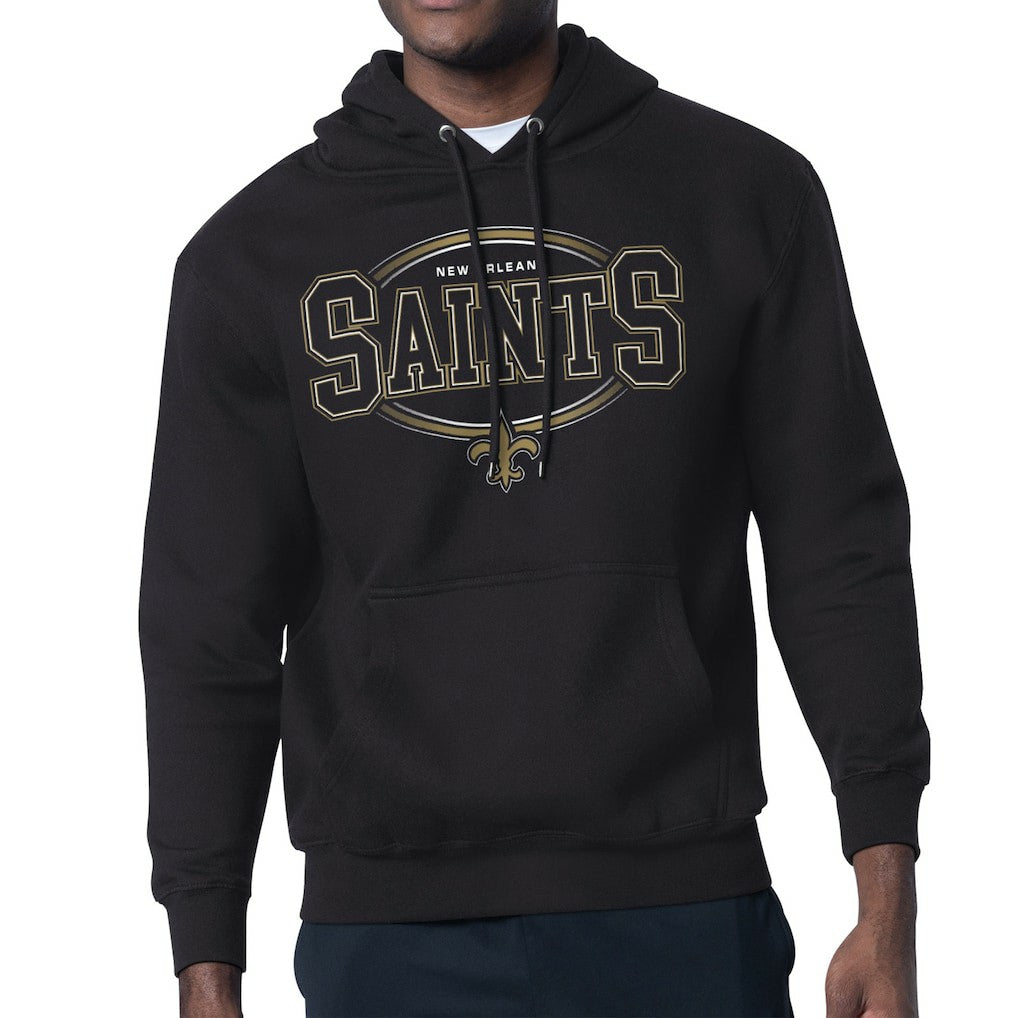 New Orleans Saints  Starter Team Track Graphic Pullover Hoodie