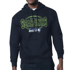 Seattle Seahawks  Starter Team Track Graphic Pullover Hoodie