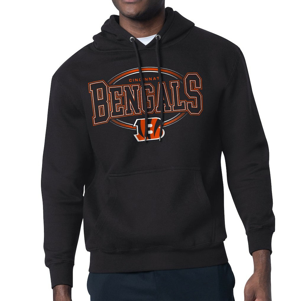 Cincinnati Bengals  Starter Team Track Graphic Pullover Hoodie
