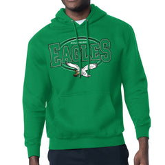 Philadelphia Eagles  Starter Team Track Graphic Pullover Hoodie