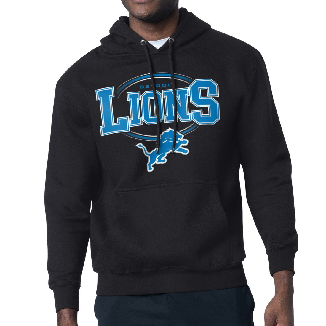 Detroit Lions  Starter Team Track Graphic Pullover Hoodie