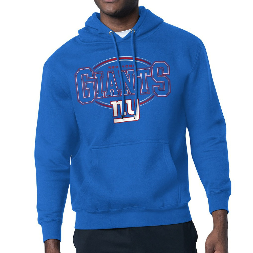 New York Giants  Starter Team Track Graphic Pullover Hoodie