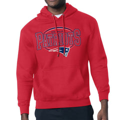 New England Patriots  Starter Team Track Graphic Pullover Hoodie